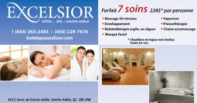 Package 7 Signature Treatments - Hôtel Spa Excelsior St-Adèle