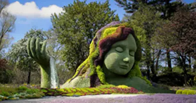 Mosaïcultures internationales de Montréal 25th anniversary at Parc Jean-Drapeau