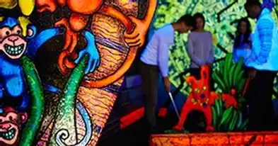 Putting Edge Glow-In-The-Dark Mini Golf & Arcades