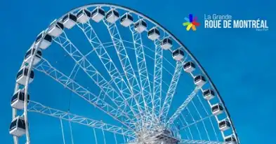 The Montreal Ferris Wheel at the Old Port of Montreal