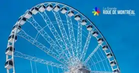 The Montreal Ferris Wheel at the Old Port of Montreal