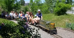 Miniature train ride - Exporail, the Canadian Railway Museum