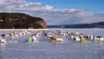 Ice Fishing on the Fjord - Rent your cabin with Contact Nature
