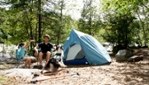 Camping, yurts, rustic cabins at Parc de la rivière Batiscan