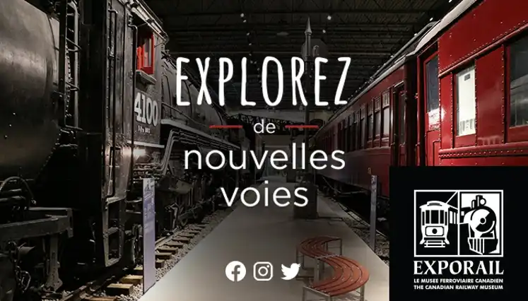 Miniature train ride - Exporail, the Canadian Railway Museum