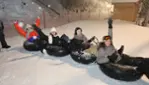 Snow tubing Park at Sommet Saint-Sauveur