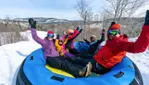 Snow tubing Park at Sommet Saint-Sauveur