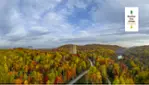 The Treetop Walk, the perfect place to admire the fall colors.