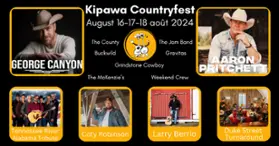 Kipawa Countryfest - August 16, 17 and 18, 2024!