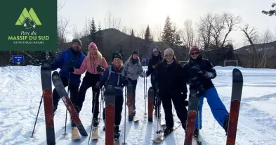 Guided Outings – Introduction to Ski Hok at Parc du Massif du Sud